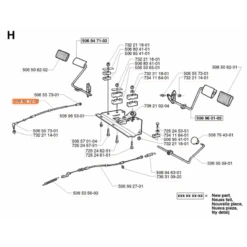 Husqvarna Remkabel Rider 11 13 15 BIO 506 99 27-01